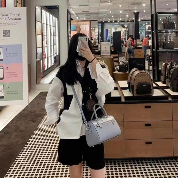 Coach Rowan Satchel Shoulder Bag CROSSBODY - Picture 5 of 9